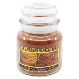 A Cheerful Giver Orange Cinnamon Clove Jar Candle, 16-Ounce