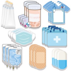 Mini Funny Nurse Sticky Notes Nursing Student Essentials School Nurse Gifts Nurse Stationary Sticky Notes Booklet Self Stick Note Pads for Hospital School Nurse Supplies (Cute Style, 32 Pack)
