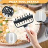 Pizza Dough Docker, Plastic Pizza Roller Spikes Prevents Air Bubbles