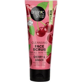 ORGANIC SHOP EXFOLIANTE FACIAL LIMPIADOR PARA TODO TIPO DE PIELES DE CEREZA Y JENGIBRE 75ML
