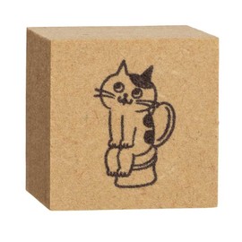 Decole Corporation ST-90750 Cat Life Stamp, 1.1 x 0.9 x 0.9 inches (23 x 23 x 23 mm)