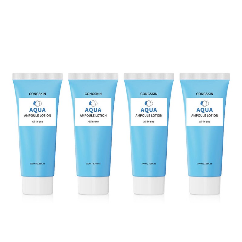 Gongskin 공스킨 아쿠아 앰플 올인원 로션 100ml 4개_H Gongskin Aqua