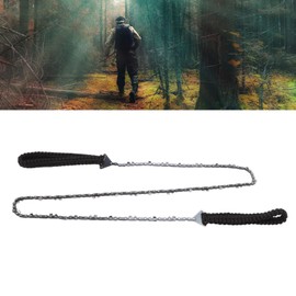 Okuyonic High Reach Limb, Unbreakage Hand Rope Saw Manganese Steel Wear with Storage Bag for Gardening