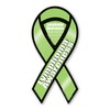 Lymphoma Awareness 2-in-1 Ribbon Magnet by Magnet America Is 8"