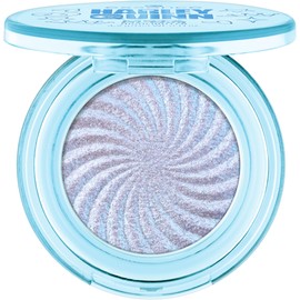 essence Harley Quinn Meta Glow Highlighter, Nr. 02, Blau, definierend, schimmernd, holographisch, glitzernd, vegan, ölfrei, ohne Parabene, ohne Mikroplastikpartikel, 1er Pack (3.2g)