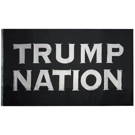 3X5 Trump VANCE 2024 Nation Black White Premium TRUMP 2024 Flag Banner 5X3 FLAG