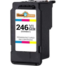 CL246 XL Remanufactured Replacement for Canon CL-246XL Color Ink Cartridge Compatible with Pixma iP280, MG2522, MG2525, MG2555, MG2920, MG2922 (1-Color)