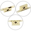 Jiozermi 2 Pack Mini Locks with Skeleton Key, Full Mortise