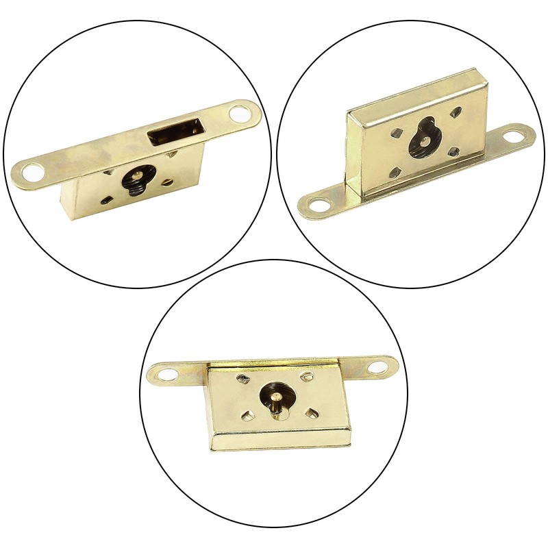 Jiozermi 2 Pack Mini Locks with Skeleton Key, Full Mortise