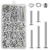 Wensilon (700 pcs)#8 Outlet Screws Kit, 304 Stainless Steel Machine