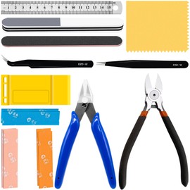 Yauhar 15Pcs Modeler Basic Tools for Gundam, Hobby Building Tools Kit for Model Building Repairing and Fixing