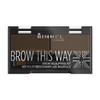 Rimmel Brow This Way Kit de escultura, 0.04 onzas, Café