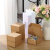 Qilery 60 Pcs Shipping Boxes Small Corrugated Cardboard Box Packaging
