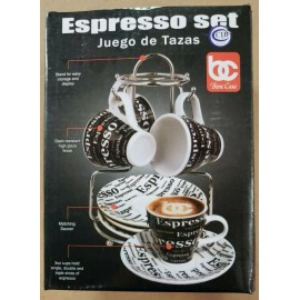Bene Casa 9 Piece Espresso Set  NIB