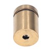 12Pcs Advertising Nail Stainless Steel Electroplated Brushed Gold Sign Holder