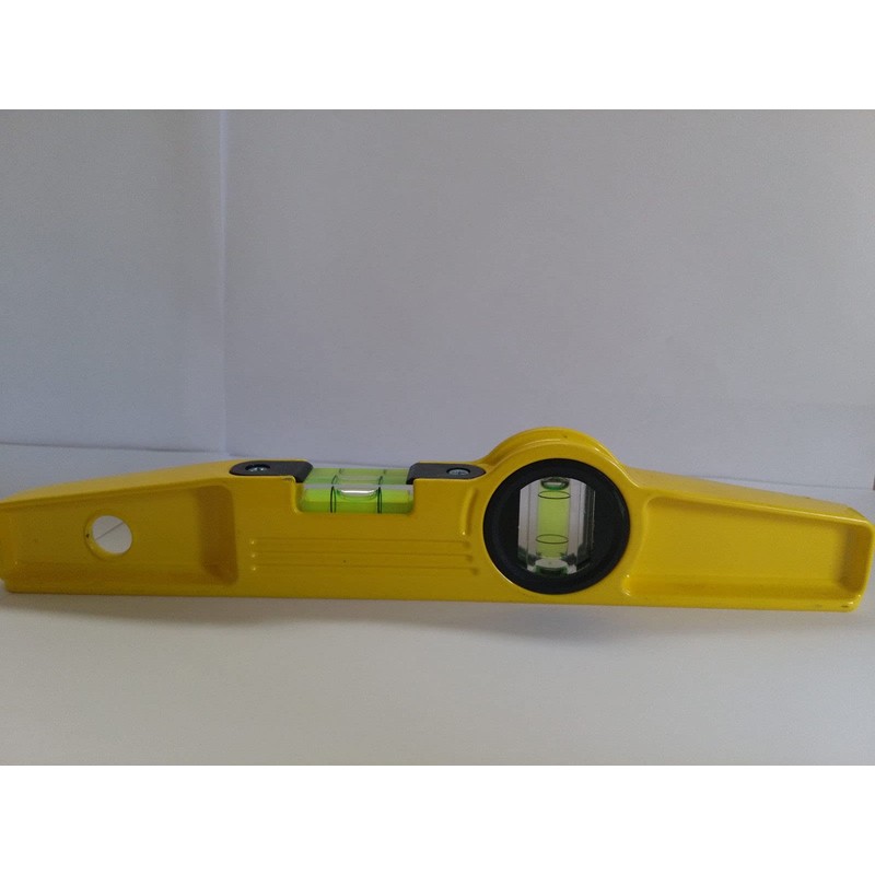 HI VIZ Black Pure Leather Level Holder + 250 mm
