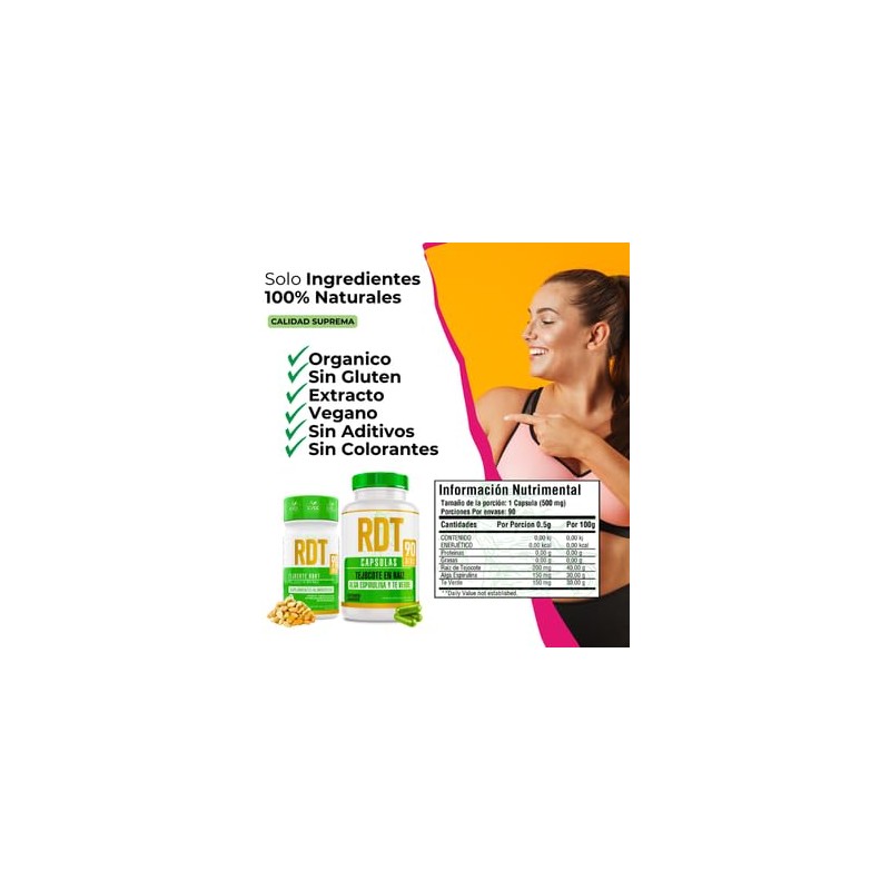 RDT Pack Raiz + Capsulas 90 Dias [Extremadamente Eficaz] Complemento
