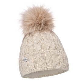 ELIMELI® 15568 Women's Winter Hat, Warm Knitted Hat with Bobble, Slouch Knitted Beanie, Bobble Hat, Made in the EU, Choice of Colours