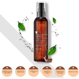 MIZON Snail Repair Intensive Toner - Tónico Facial Hidratante con Baba de Caracol 100 ml, Tónico Coreano para Rostro, Piel Seca, Mixta o Sensible, Skincare Coreano