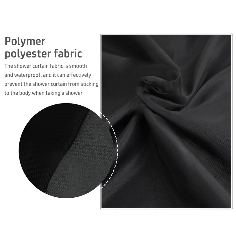 1pc Waterproof Shower Curtain Partition Bathroom Mildew Proof Bath Curtains