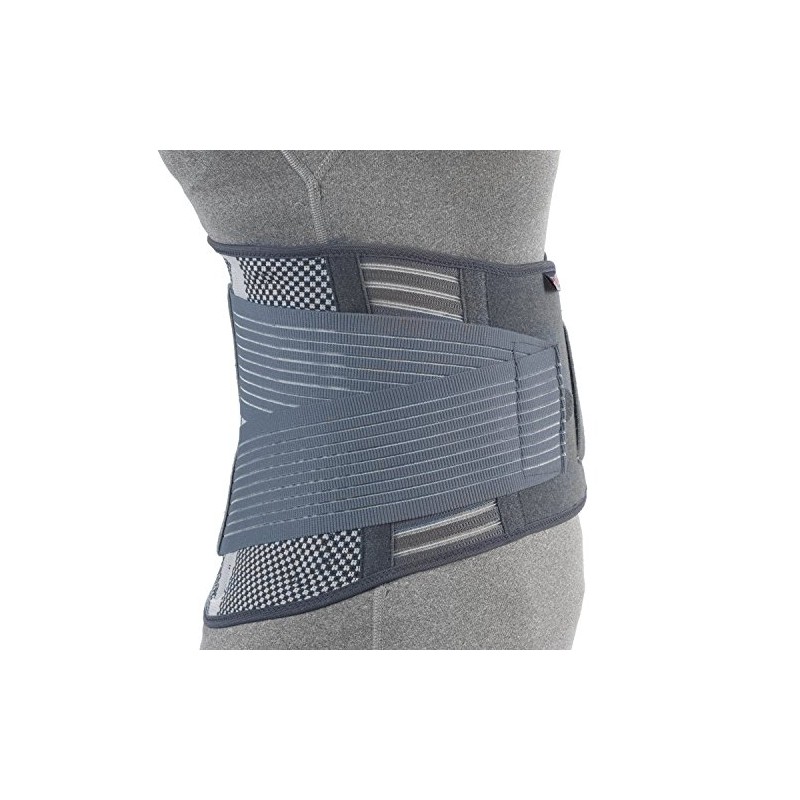 Lumbosacral Back Brace, Theratex Spinal Medium Support, Gray (Soft Splint),