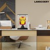 LANSCOERY Clear Acrylic Display Case with White and Warm LED