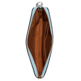 Coach Corner Zip Wristlet with Hawaiian Print Style CK416, Chalk Multi