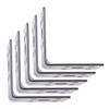 Corner Brace 50mm Brackets 90 Angle Reinforced Elbow Robust Steel