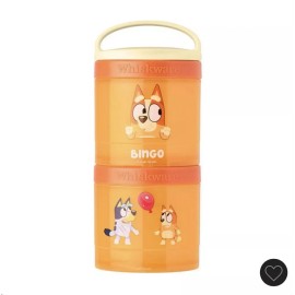 whiskware New Bingo 2 Stackable Snack Cups Container for Kids Bluey Bingo