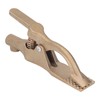 Welding Ground Clamp 35mm Opening Brass Good Conductivity Oxidation Resistance