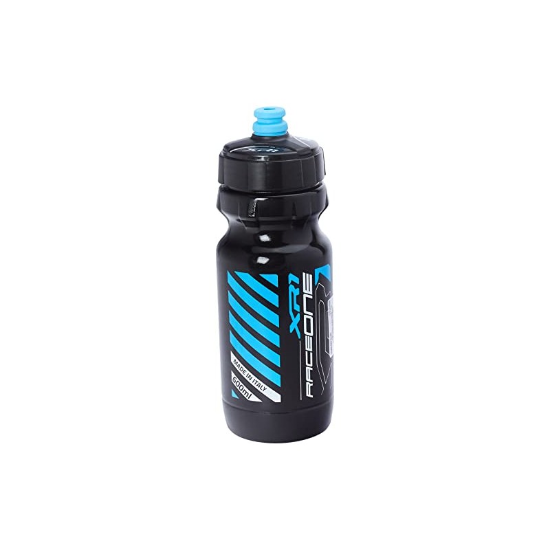RaceOne XR1 600cc Cycling Bottle, Black/Blue, Single