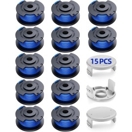 For RYOBI 15 Pcs Weed Wacker String Replacement for Ryobi One+ 18V AC14RL3A, .065'' String