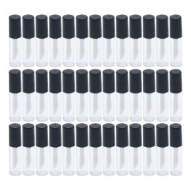 Mini Tubo De Brillo Labial Vacío Recargable De 3 Ml, 50 Piez