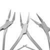 3pcs Residual Root Forceps Set Stainless Steel Dental Root Fragments
