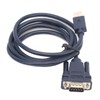 USB to RS232 Serial Cable Black Industrial Grade 9Pin Computer