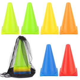 TNOMSNO Football Marking Cone, 18 cm Hat, Children's Pylons, Marking Cone, Durabile Football Marker Cones for Football, Sports, Equestrian Sports (15)