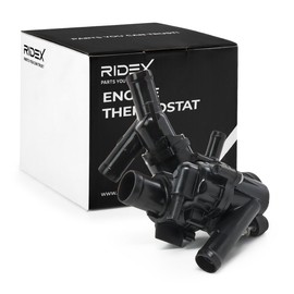RIDEX Thermostat Coolant Cooling Water Thermostat with Housing with Seal with Sensor Opening Temperature: 97 °C