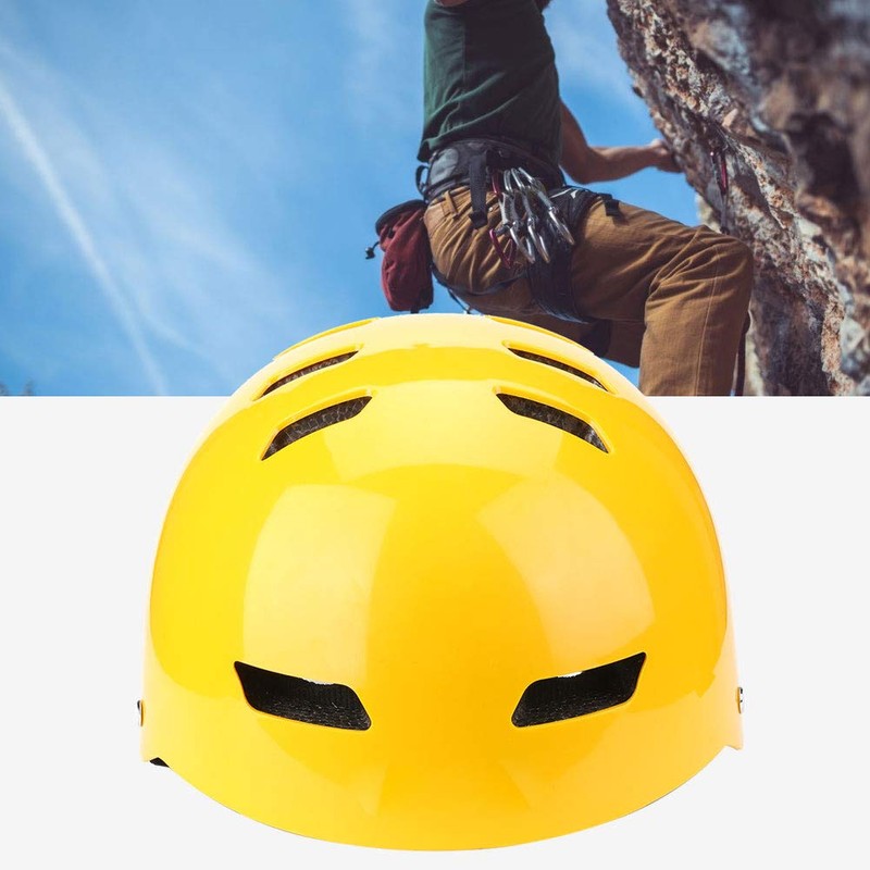 Outdoor Protective Helmet Climbing Helmet PU Material 12 Vents for