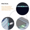 NUOLUX 50pcs Luminous Charging Port Protective Film Fluorescent Luminous High