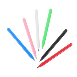 AUTSUPPL 6 Pieces Drawing Tablet Pens for Children, Thick Writing Aid for Painting and Drawing, Perfect for Creative Learning and Fun with Writing Exercises