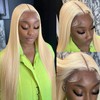 613 13x6 Lace Front Wig Human Hair 220% Density Straight