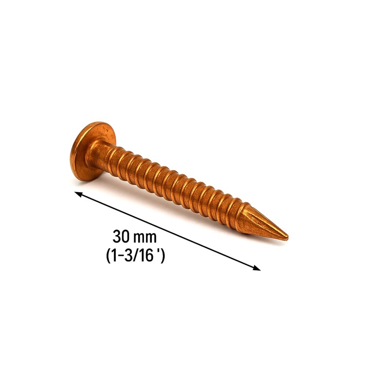 Copper Clout Nails – Solid Copper Roofing Nails for Felt,