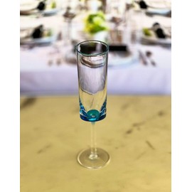 Udorich Unbreakable Plastic Champagne Flutes Set of 4, Elegant Mimosa Glasses, 4oz for Weddings and Celebrations