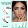 Bodermincer Bodermincer 400pcs D Curl Lash Clusters 8-10-12-14mm/10-12-14-16mm MIX Fish