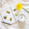 volumoon Small Bee Stickers, Pack of 50 Waterproof Bees and