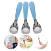 VICASKY 3pcs Baby Utensils Set Baby Spoon Metal Stainless Steel