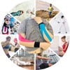 Pre-Cut I Kinesiology Tape, Elastic Sports Tape Used to Prevent