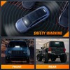 Nilight 12LED Traffic Advisor Strobe Light Bar White Emergency Warning