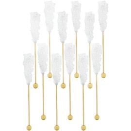 Fruidles Rock Candy Lollipops Pops Candy Suckers, Variety Flavor and Color Assortment, 5.5" (12-Pack, Original)