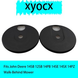 xyocx Replacement Wheel Cover Dust Shields M111781 Fits John Deere 14SB 12SB 14PB 14SE 14SX 14PZ Walk-Behind Mower (2 Pack)